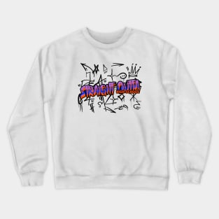 STRAIGHT Outta High School Funny Graduation Crewneck Sweatshirt